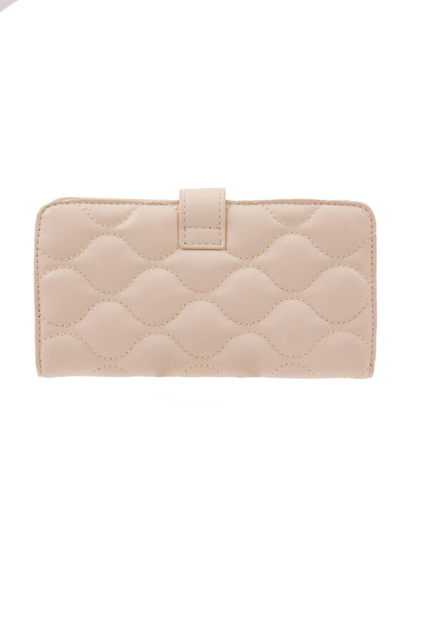 Krem CZDN30009 DİKDÖRTGEN ÇITÇITLI CÜZDAN - 4