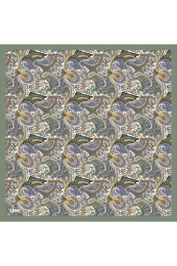 Etnik Desenli Soft Touch Eşarp - Aker