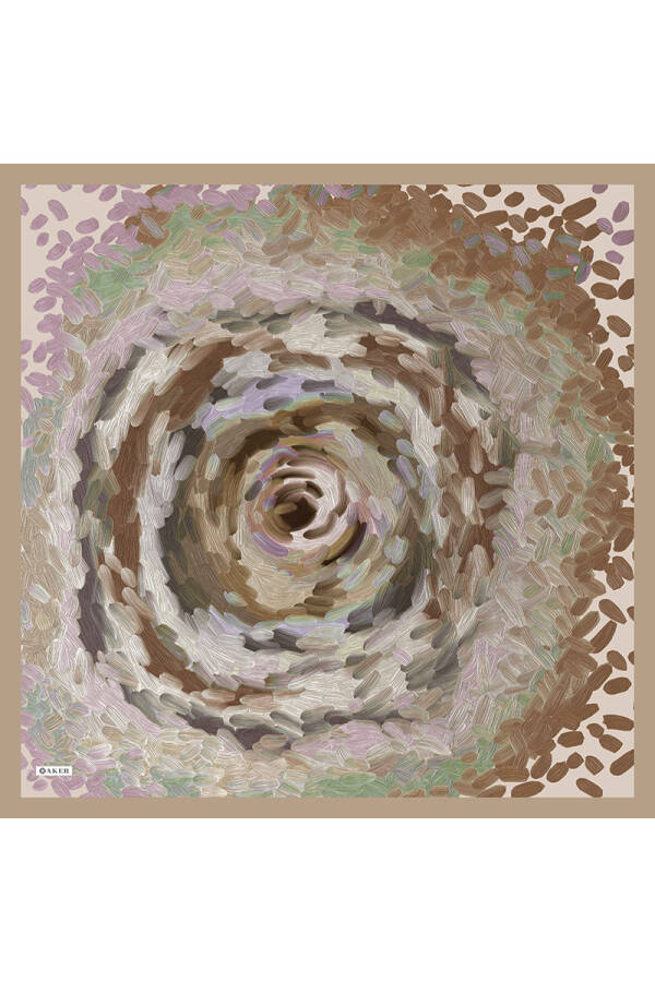 Fırça Desenli Soft Touch Eşarp - Aker