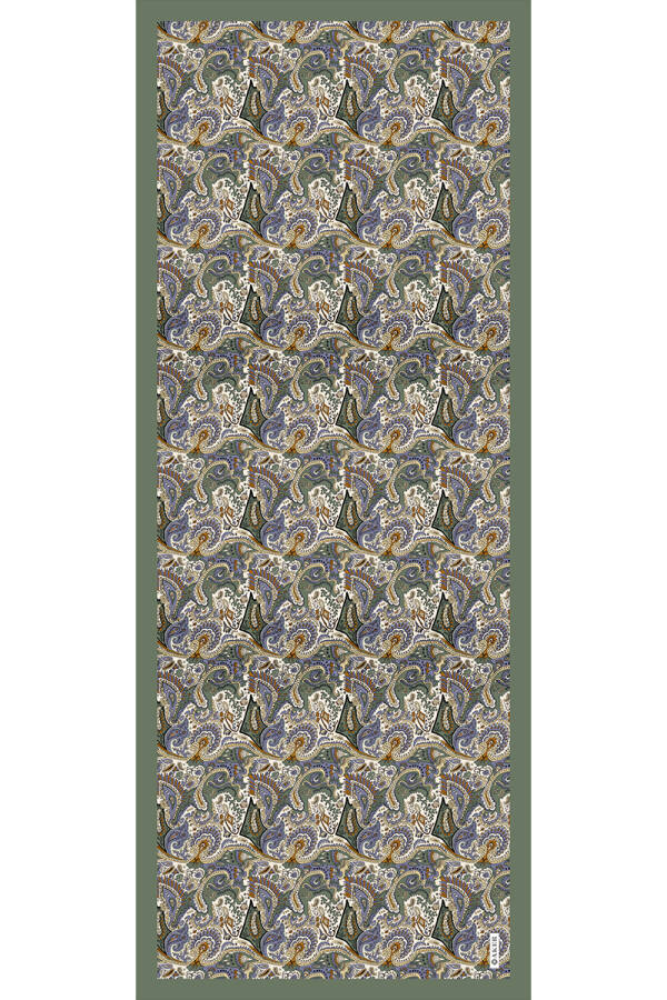 Etnik Desenli Soft Touch Şal - 1