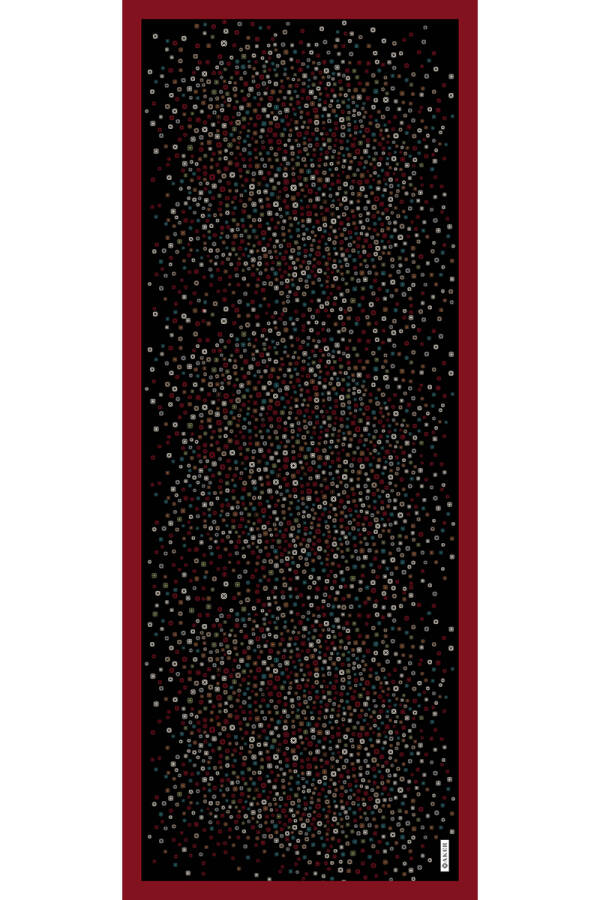 Lacivert Soft Touch Şal - 1