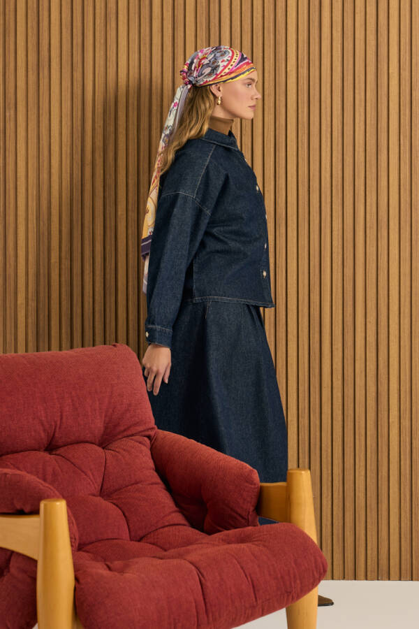 Lacivert Denim Gömlek - Aker (1)