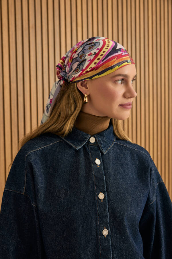 Lacivert Denim Gömlek - 6