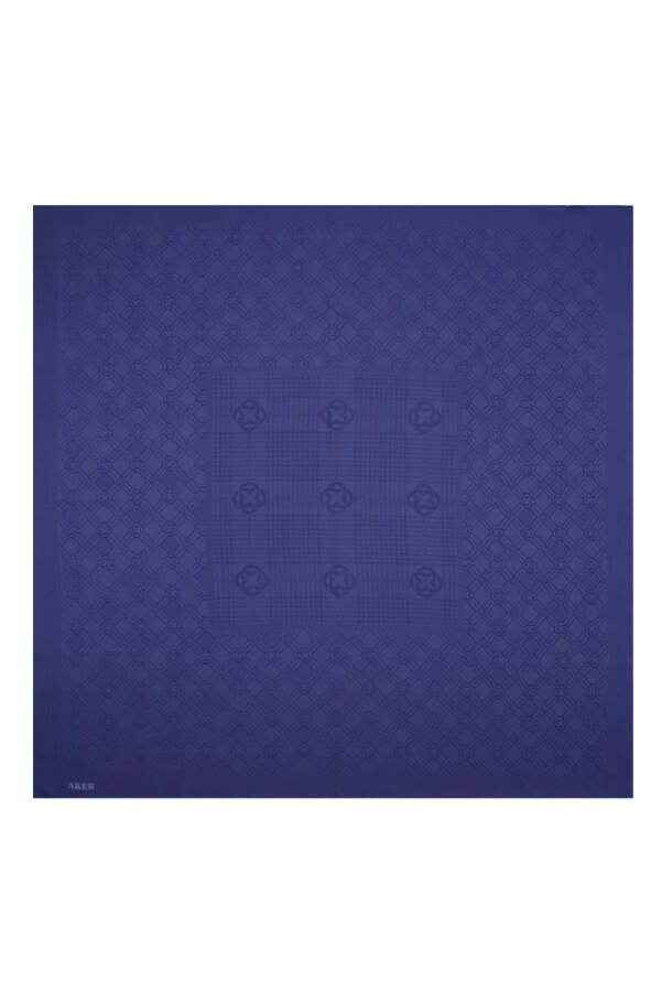 Lacivert Liyosel Eşarp - 1