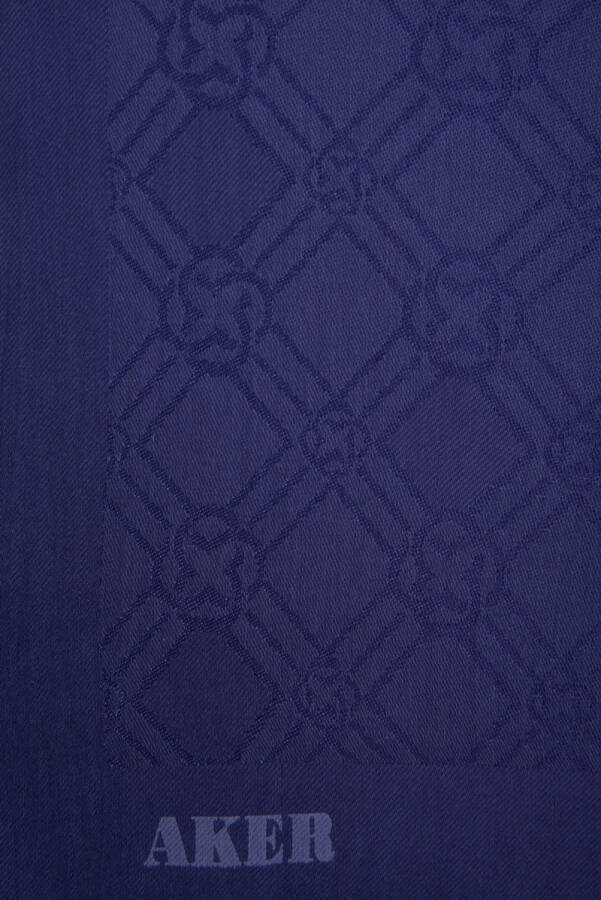 Lacivert Liyosel Eşarp - 3