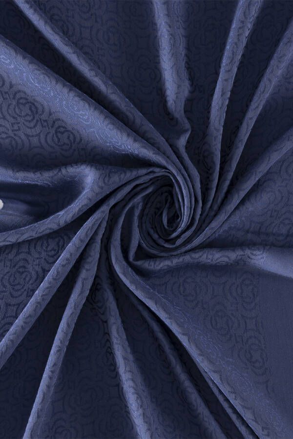 Lacivert Liyosel Şal - 2