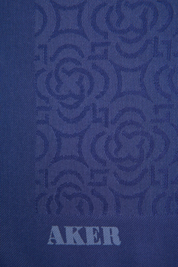 Lacivert Liyosel Eşarp - 3