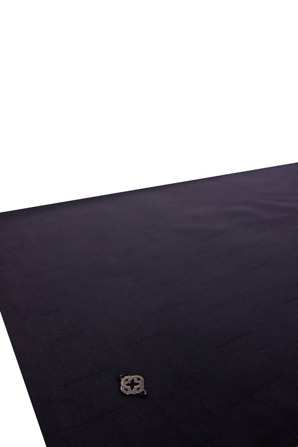 Lacivert 65X190 Çizgi Desen Şal - 2