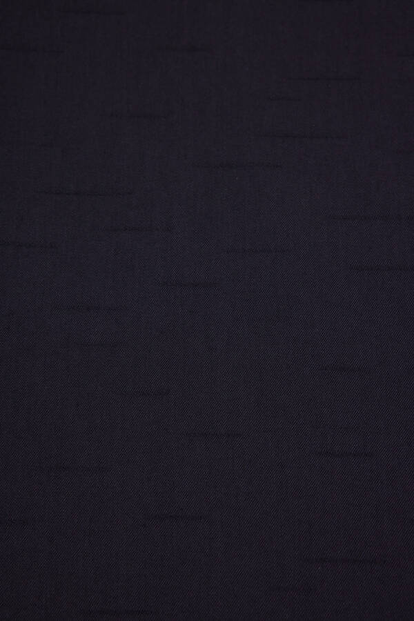 Lacivert 65X190 Çizgi Desen Şal - 3