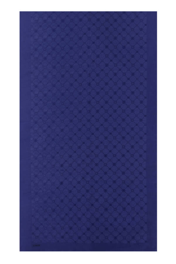 Lacivert 70X190 CM Koza Şal - 4