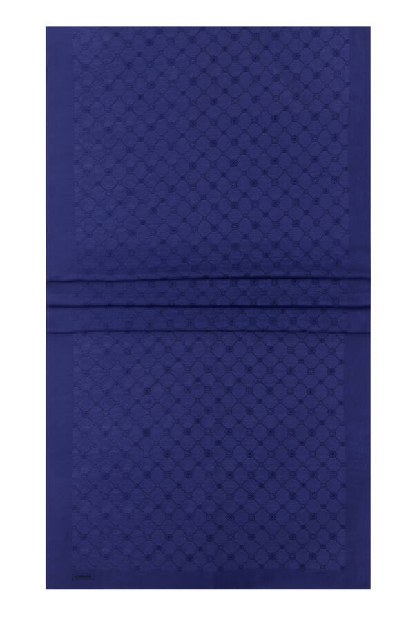 Lacivert 70X190 CM Koza Şal - 2