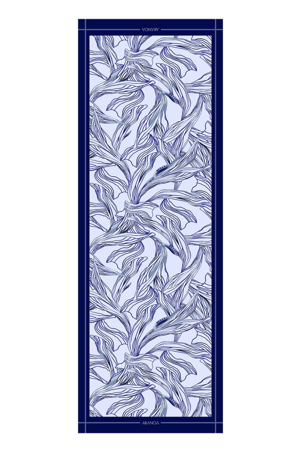 Lacivert 70X200 Pure Touch Şal - 1