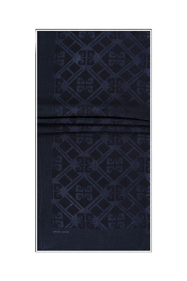 Lacivert 75 X 190 Naia Lumina Şal - Pierre Cardin