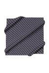 Lacivert 90X90 İpek Krep Saten Eşarp 