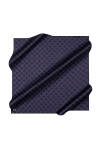 Lacivert 90X90 İpek Krep Saten Eşarp 