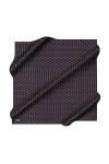 Lacivert 90X90 İpek Krep Saten Eşarp 