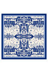 Lacivert 90X90 İpek Twill Eşarp 