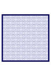 Lacivert 90X90 İpek Twill Eşarp - 1