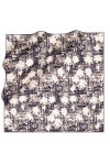 Lacivert 90X90 İpek Twill Eşarp 