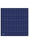 Lacivert 90X90 İpek Twill Eşarp 