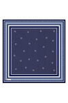 Lacivert 90X90 İpek Twill Eşarp 