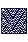 Lacivert 90X90 İpek Twill Eşarp 