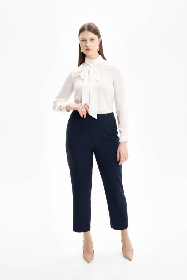 Lacivert Basic Pantolon - Aker