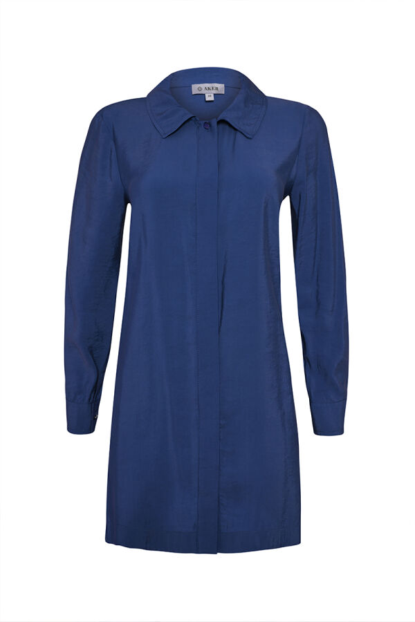 Lacivert Basic Tunik - Aker