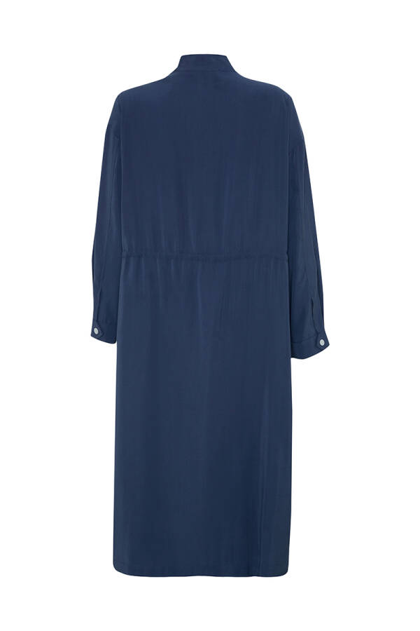 Lacivert Belden Büzgülü Spor Kap - 3