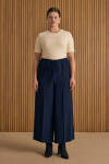 Lacivert Beli Lastikli Pantolon - 2