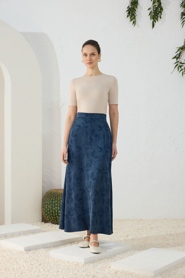 Lacivert Çan Etek - 2