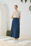 Lacivert Çan Etek - 4