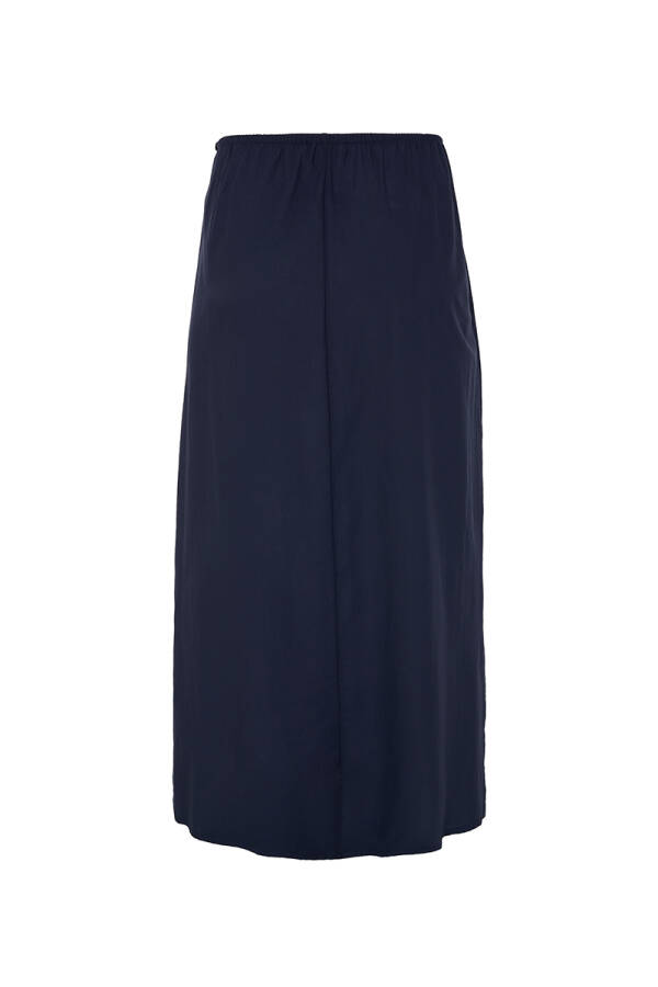 Lacivert Cotton Jüpon Etek - Aker (1)