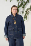 Lacivert Denim Ceket - 2