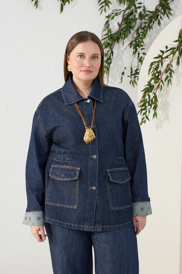 Lacivert Denim Ceket - Aker (1)