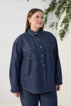 Lacivert Denim Gömlek - 3