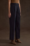 Lacivert Denim Görünümlü Pantolon - 2