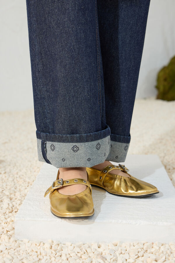 Lacivert Denim Pantolon - 6