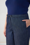 Lacivert Denim Pantolon - 6