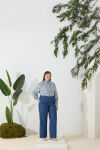 Lacivert Denim Pantolon 