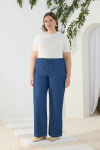 Lacivert Denim Pantolon - 2