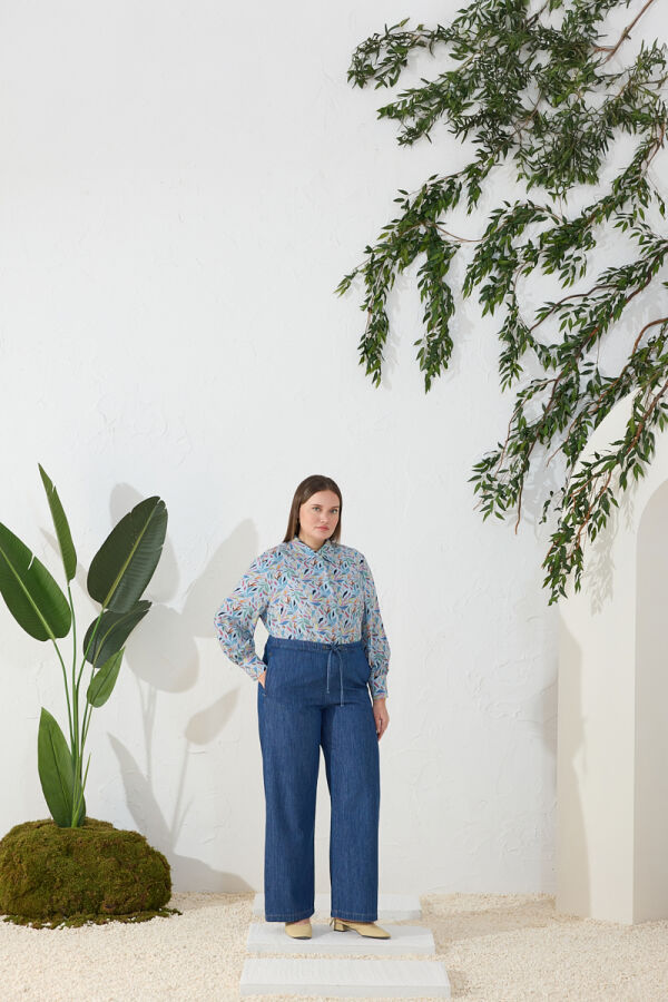 Lacivert Denim Pantolon - Aker