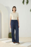 Lacivert Denim Pantolon - 2