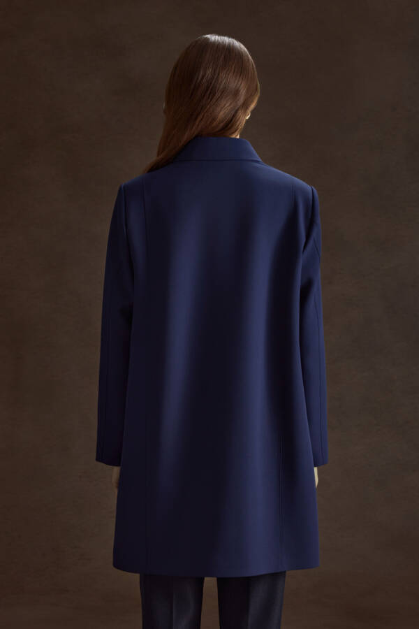 Lacivert Dokuma Kap - 6