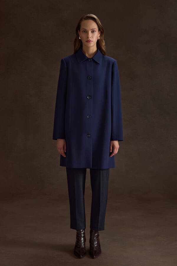 Lacivert Dokuma Kap - 2