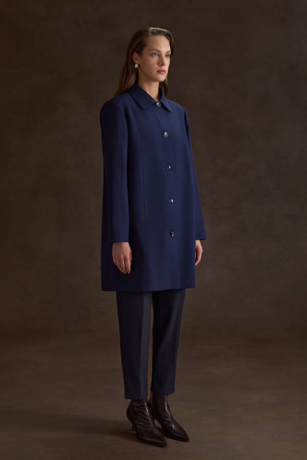 Lacivert Dokuma Kap - 3