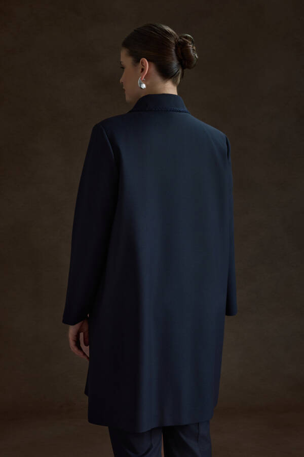 Lacivert Dokuma Kap - 6