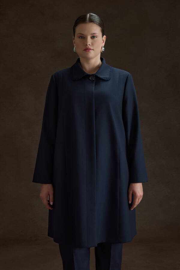 Lacivert Dokuma Kap - 2