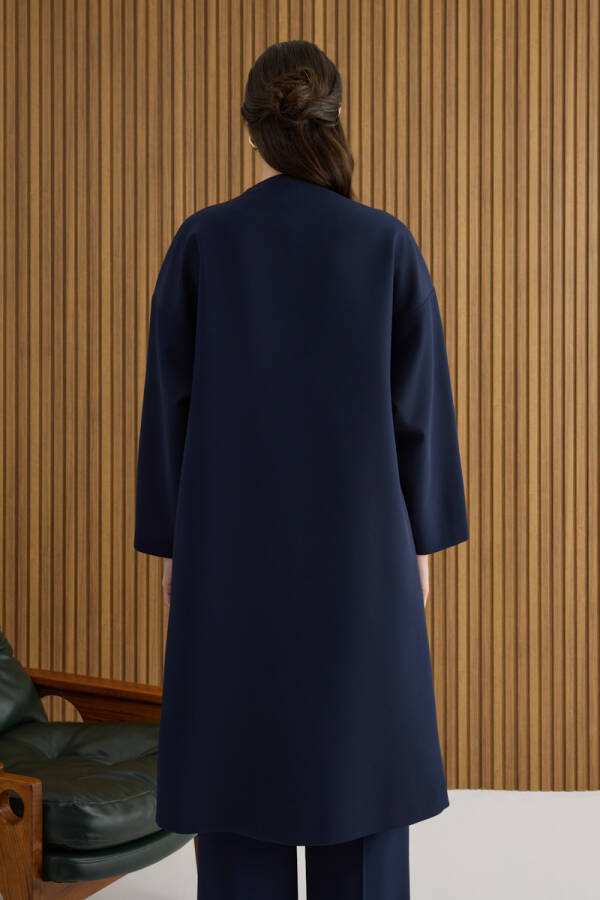 Lacivert Dokuma Kap - 7