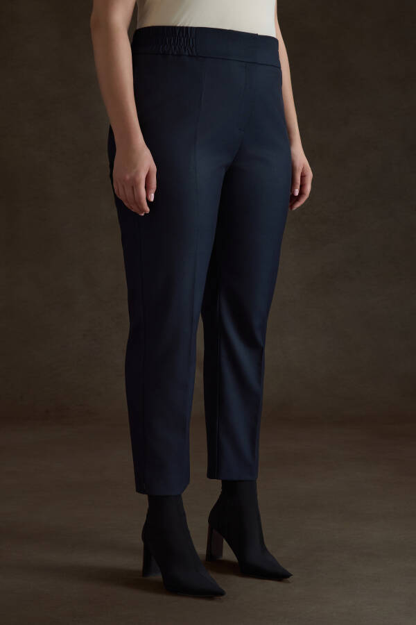 Lacivert Dokuma Pantolon - Aker (1)